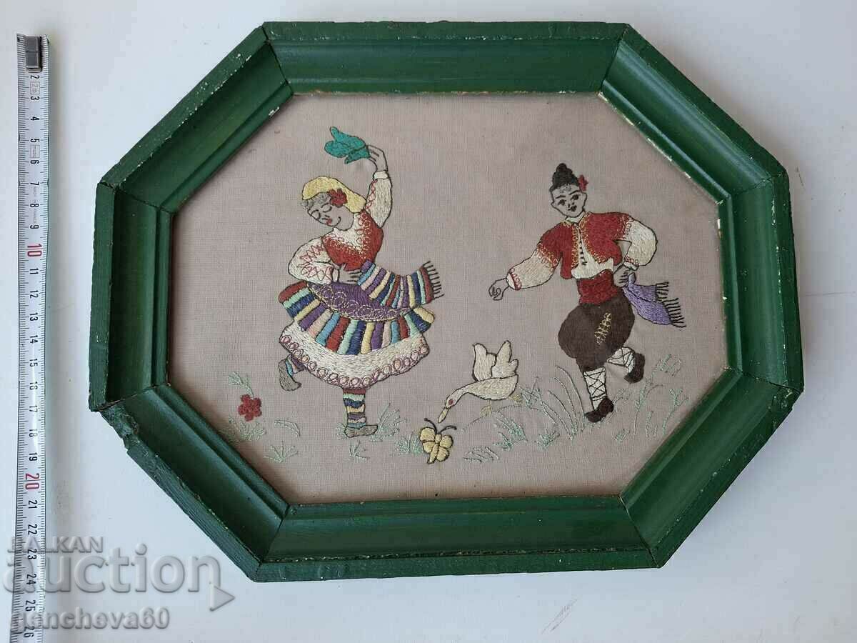 Broderie bulgărească goblen tablou „Răceanița” - 5