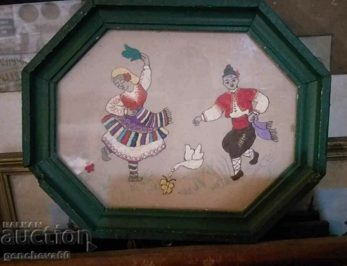 Broderie bulgărească goblen tablou „Răceanița” - 7