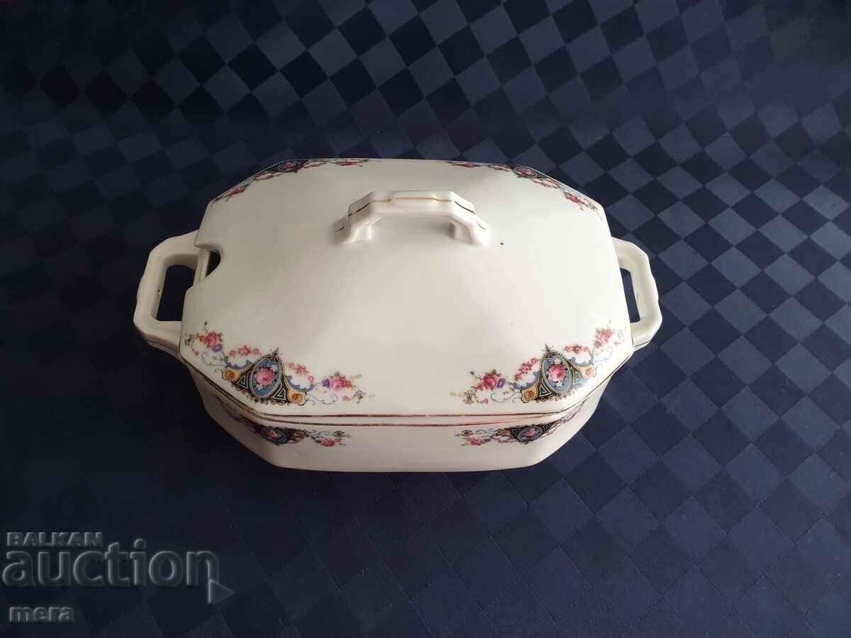 Czechoslovakia H&C Chodau porcelain soup bowl with price 120.00 BGN | € 61.36 Czechoslovakia H&C Chodau porcelain soup bowl with price 120.00 BGN | € 61.36