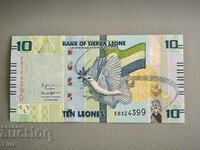 Bancnota - Sierra Leone - 10 Leoni UNC | 2022