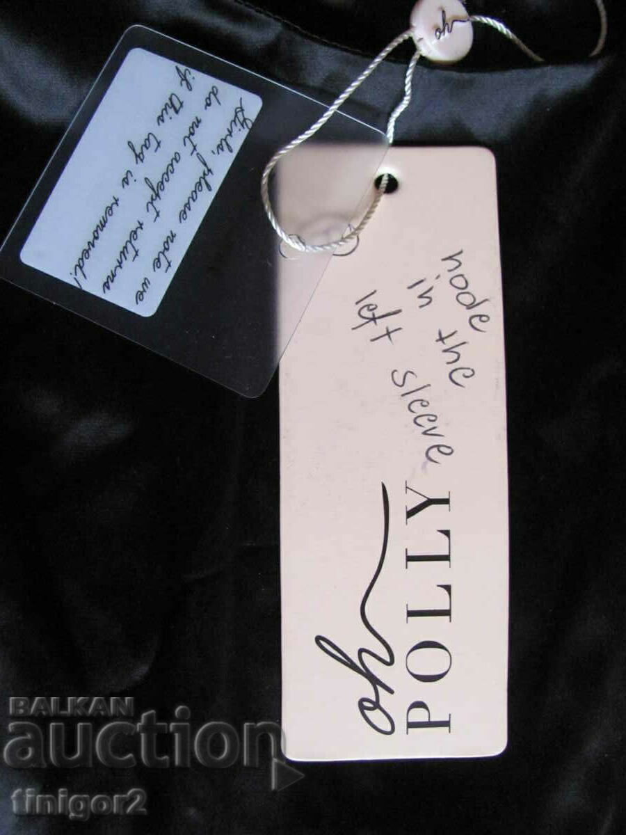 Auction New with tags Oh Polly black satin dress size XS Auction New with tags Oh Polly black satin dress size XS