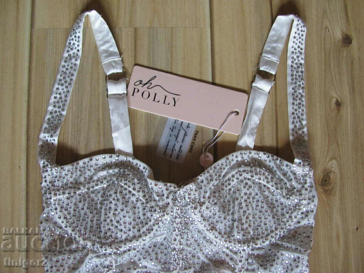 New with tags Oh Polly white rhinestone dress size XS with price 55.00 BGN | € 28.12 New with tags Oh Polly white rhinestone dress size XS with price 55.00 BGN | € 28.12