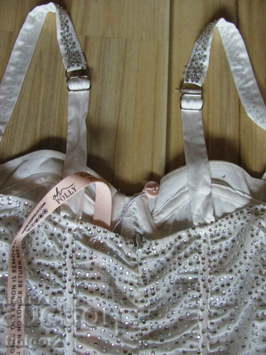 Delivery of New with tags Oh Polly white rhinestone dress size XS Delivery of New with tags Oh Polly white rhinestone dress size XS