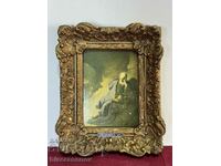 1606 Rembrandt 1669, with a beautiful frame