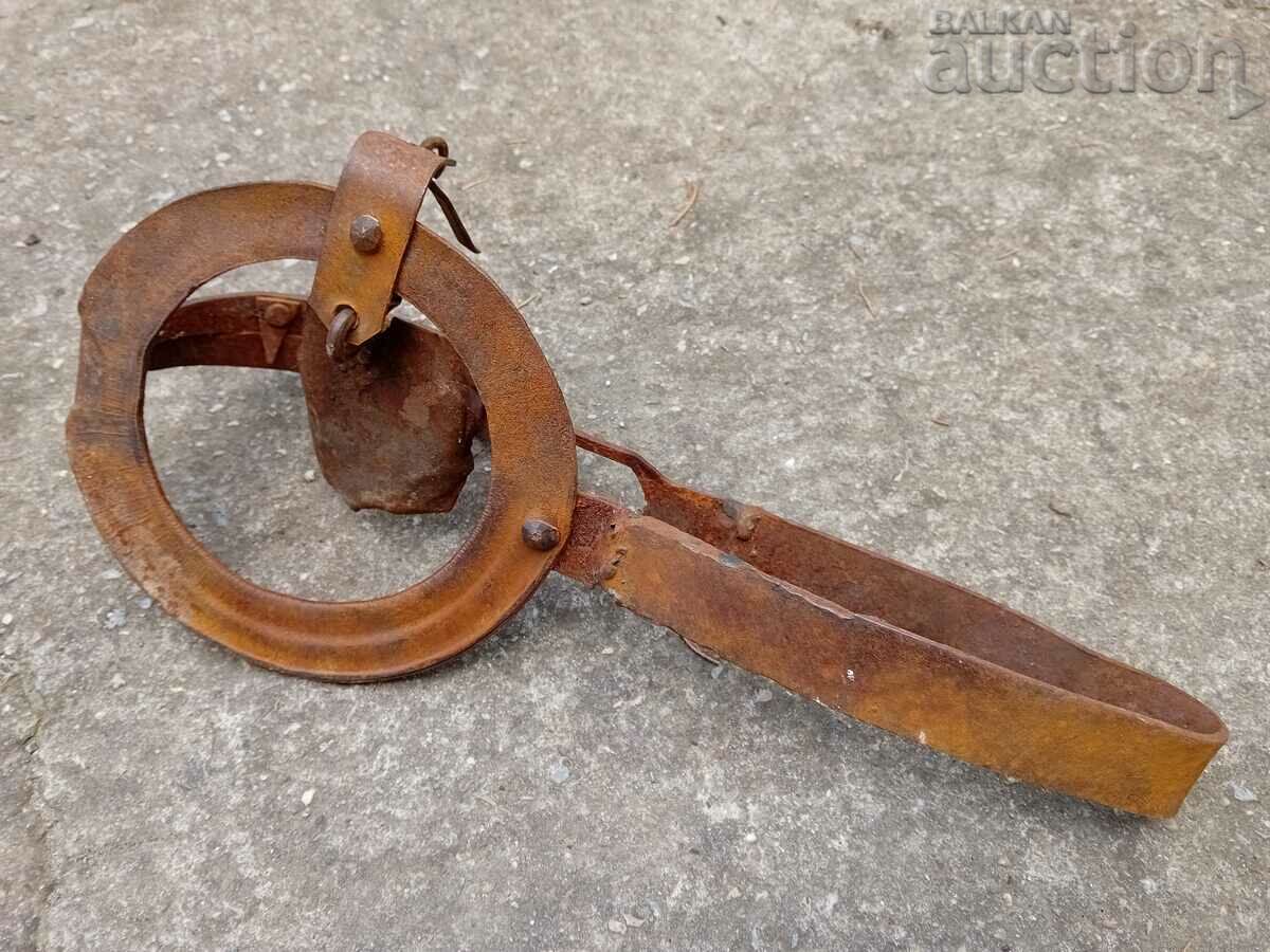 Χειροποίητη σφυρηλατημένη αιχμηρή παγίδα σφυρήλατο σιδερένιο λύκοι αλεπού - 5 Χειροποίητη σφυρηλατημένη αιχμηρή παγίδα σφυρήλατο σιδερένιο λύκοι αλεπού - 5