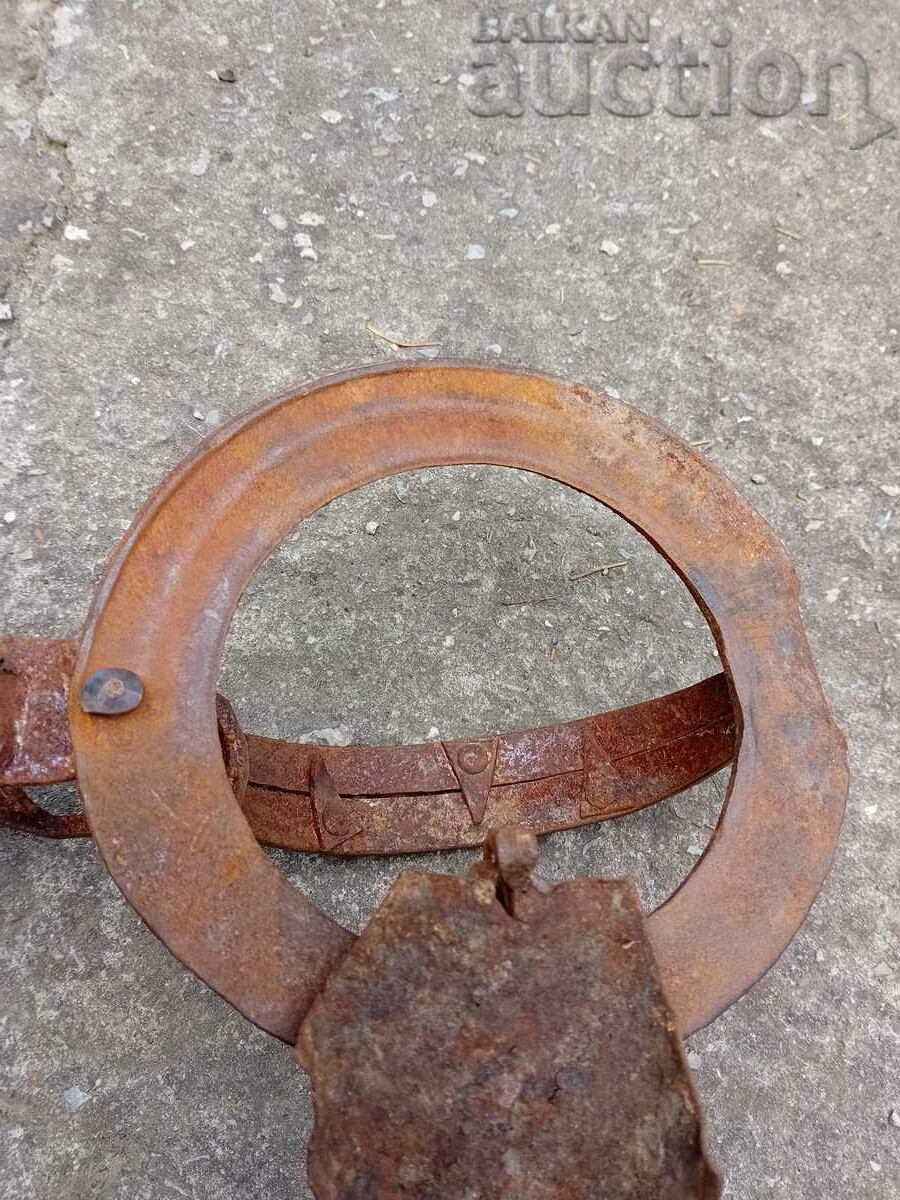 Χειροποίητη σφυρηλατημένη αιχμηρή παγίδα σφυρήλατο σιδερένιο λύκοι αλεπού - 7 Χειροποίητη σφυρηλατημένη αιχμηρή παγίδα σφυρήλατο σιδερένιο λύκοι αλεπού - 7