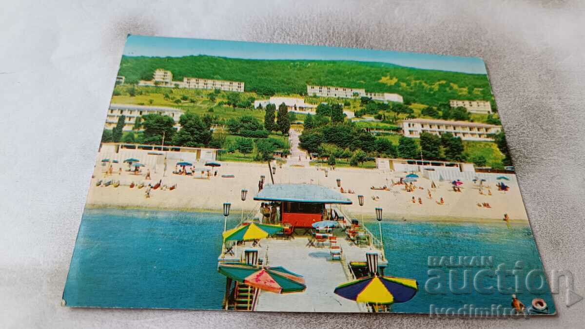 Postcard Golden Sands General view 1966
