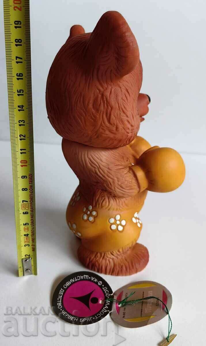 BOXER BEAR SOC LARGE UNUSED RUBBER DOLL TOY ETHICAL with price 35.00 BGN | € 17.90 BOXER BEAR SOC LARGE UNUSED RUBBER DOLL TOY ETHICAL with price 35.00 BGN | € 17.90