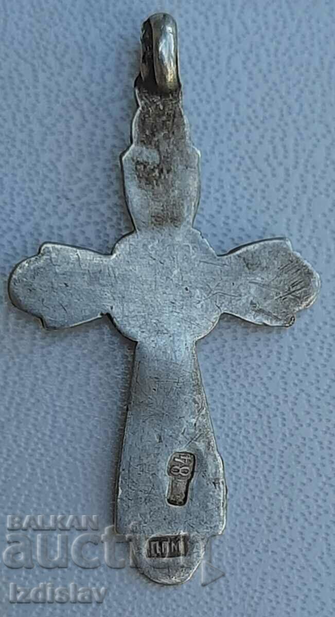 Antique silver cross of Tsarist Russia with price 60.00 BGN | € 30.68 Antique silver cross of Tsarist Russia with price 60.00 BGN | € 30.68