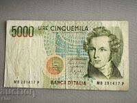 Bancnota - Italia - 5000 lire | 1985