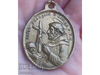 Автентичен френски медал Св. Франциск от Асизи