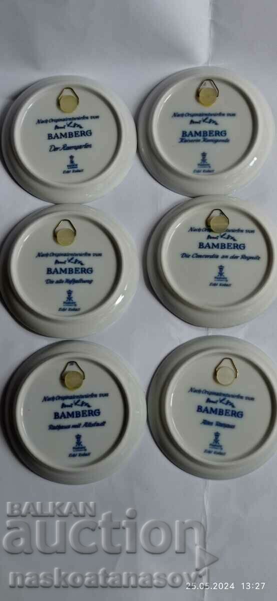 Porcelain collectible saucers with price 75.00 BGN | € 38.35 Porcelain collectible saucers with price 75.00 BGN | € 38.35