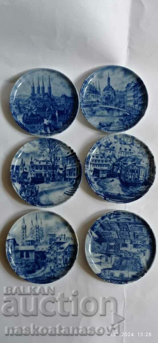 Auction Porcelain collectible saucers Auction Porcelain collectible saucers