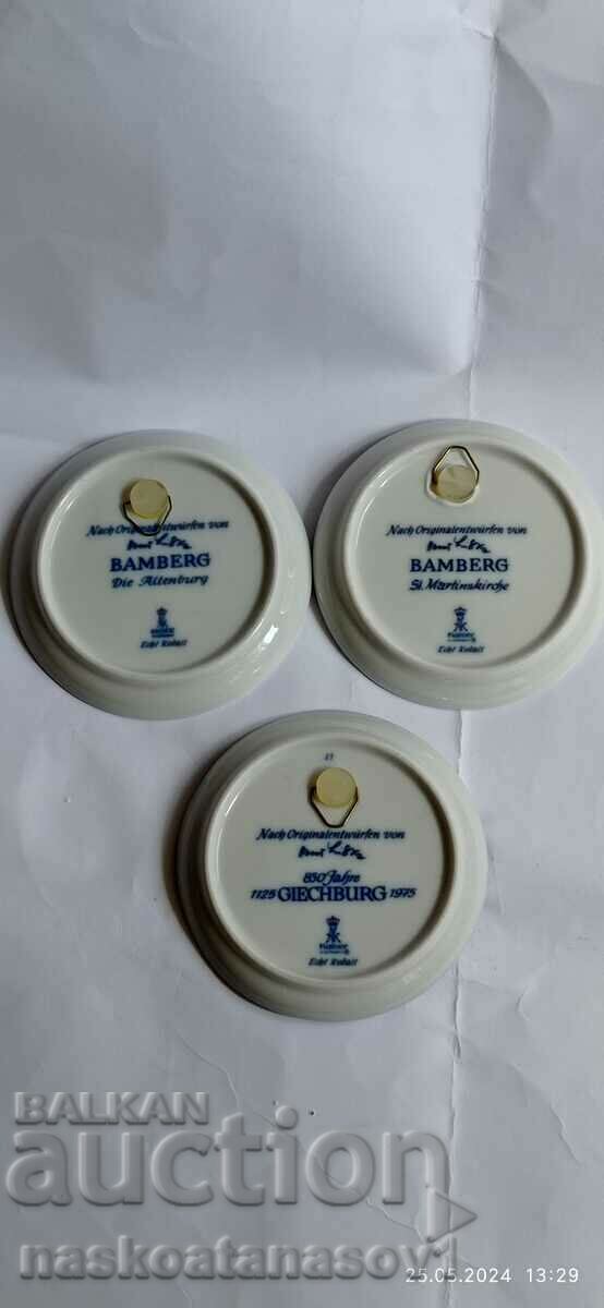 Porcelain collectible saucers - 6 Porcelain collectible saucers - 6