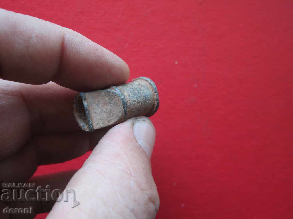 Old Army Bronze Caval Whistle - 6