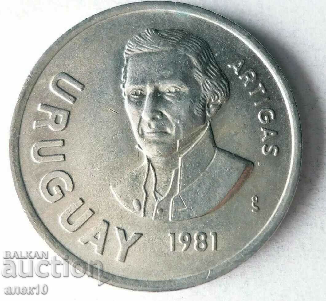 Uruguay 10 pesos 1981