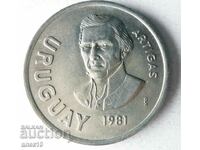 Uruguay 10 pesos 1981
