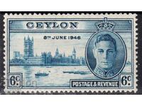 GB/Ceylon-1946-KG VI-Парламента-"Victory",MNH