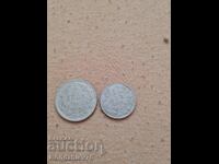 Lot de monede 1 BGN 2 BGN 1923