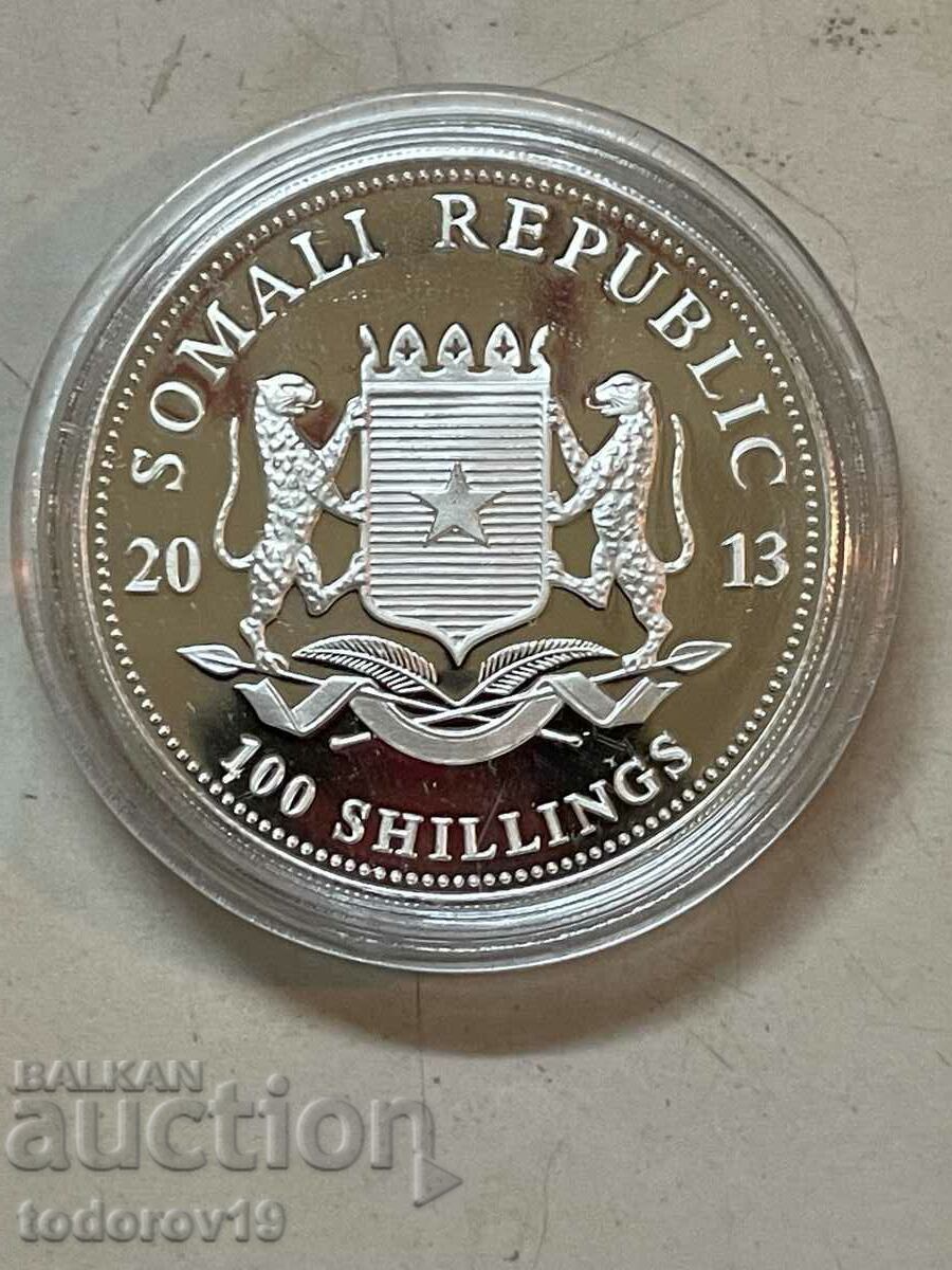 Auction Silver 1 oz Somali Elephant 2013 mark. Snake Auction Silver 1 oz Somali Elephant 2013 mark. Snake