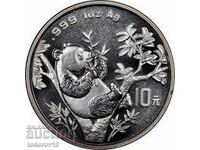 1 oz. Panda chinezesc de argint 1995