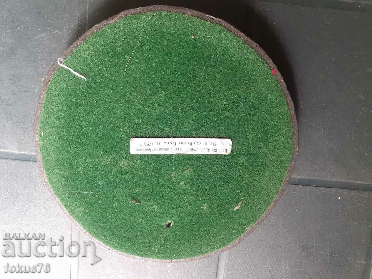 Auction  Kaiser Franz large medal plaque