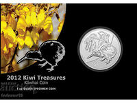 1 oz. Argint Noua Zeelandă Kiwi 2012