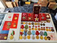 BZC Lot Medals Badges Boxes