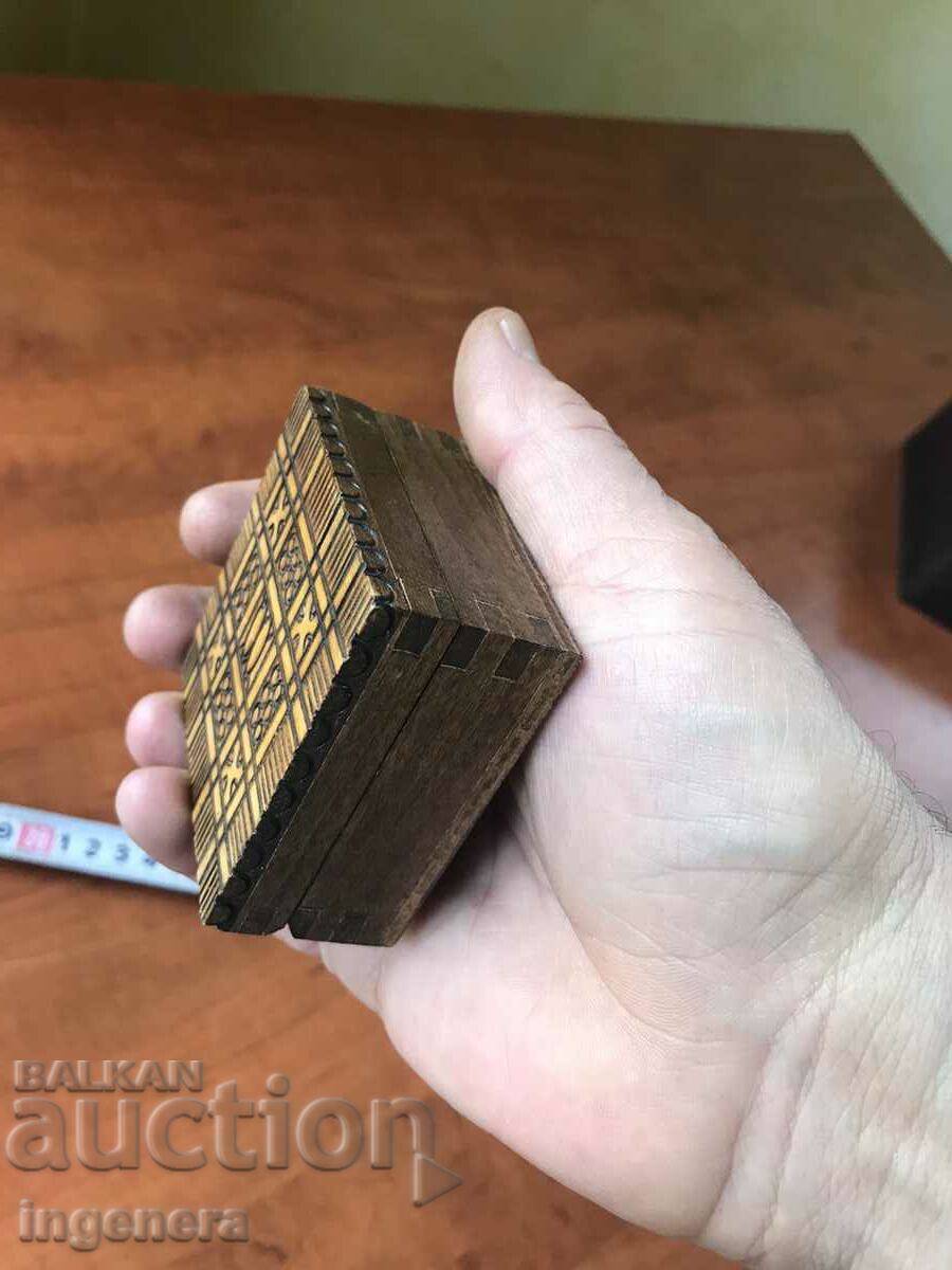 BOX WOOD PYROGRAPH DRAWING ANTIQUE FROM SOCA MOSTRA - 5 BOX WOOD PYROGRAPH DRAWING ANTIQUE FROM SOCA MOSTRA - 5