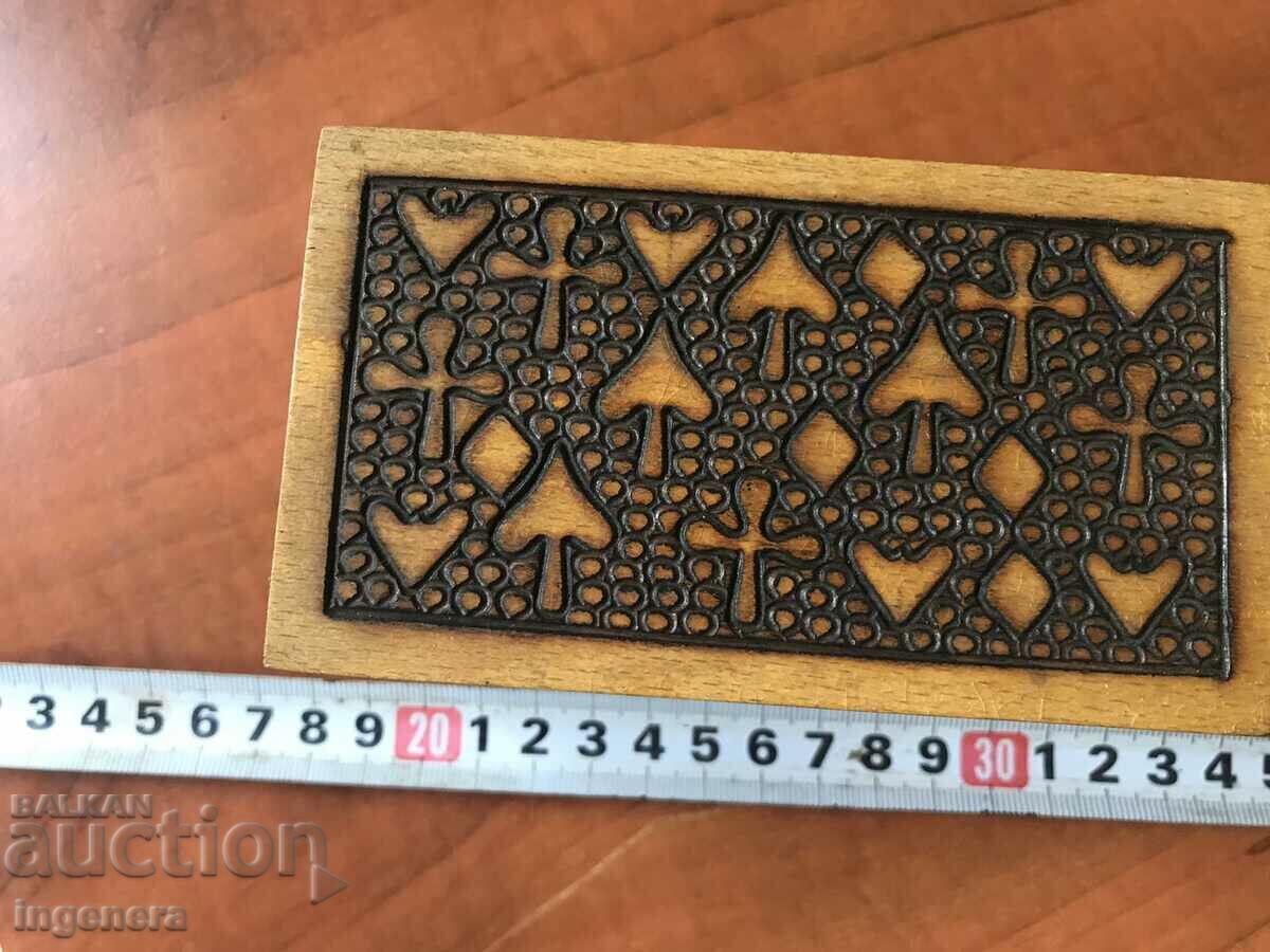 BOX WOOD PYROGRAPH DRAWING ANTIQUE FROM SOCA MOSTRA with price 48.00 BGN | € 24.54