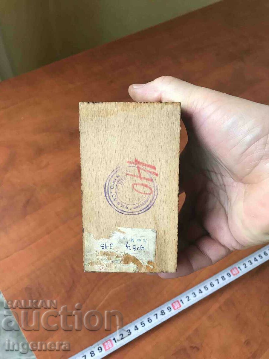 BOX WOOD PYROGRAPH DRAWING ANTIQUE FROM SOCA MOSTRA - 6