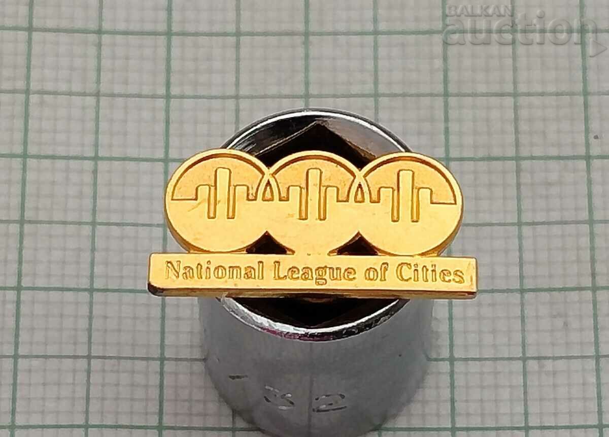 NATIONAL LEAGUE OF CITIES PIN BADGE