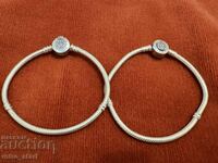 Silver bracelets 2 pcs. 29 grams of sample 925