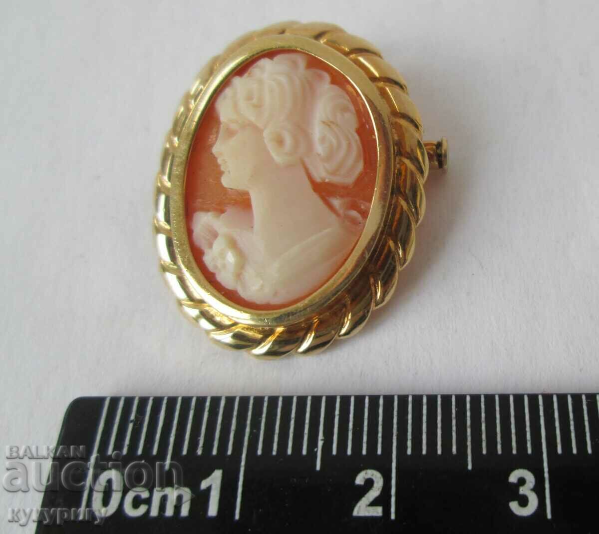 Old lady's brooch and locket jewel jewelry with cameo - 6 Old lady's brooch and locket jewel jewelry with cameo - 6