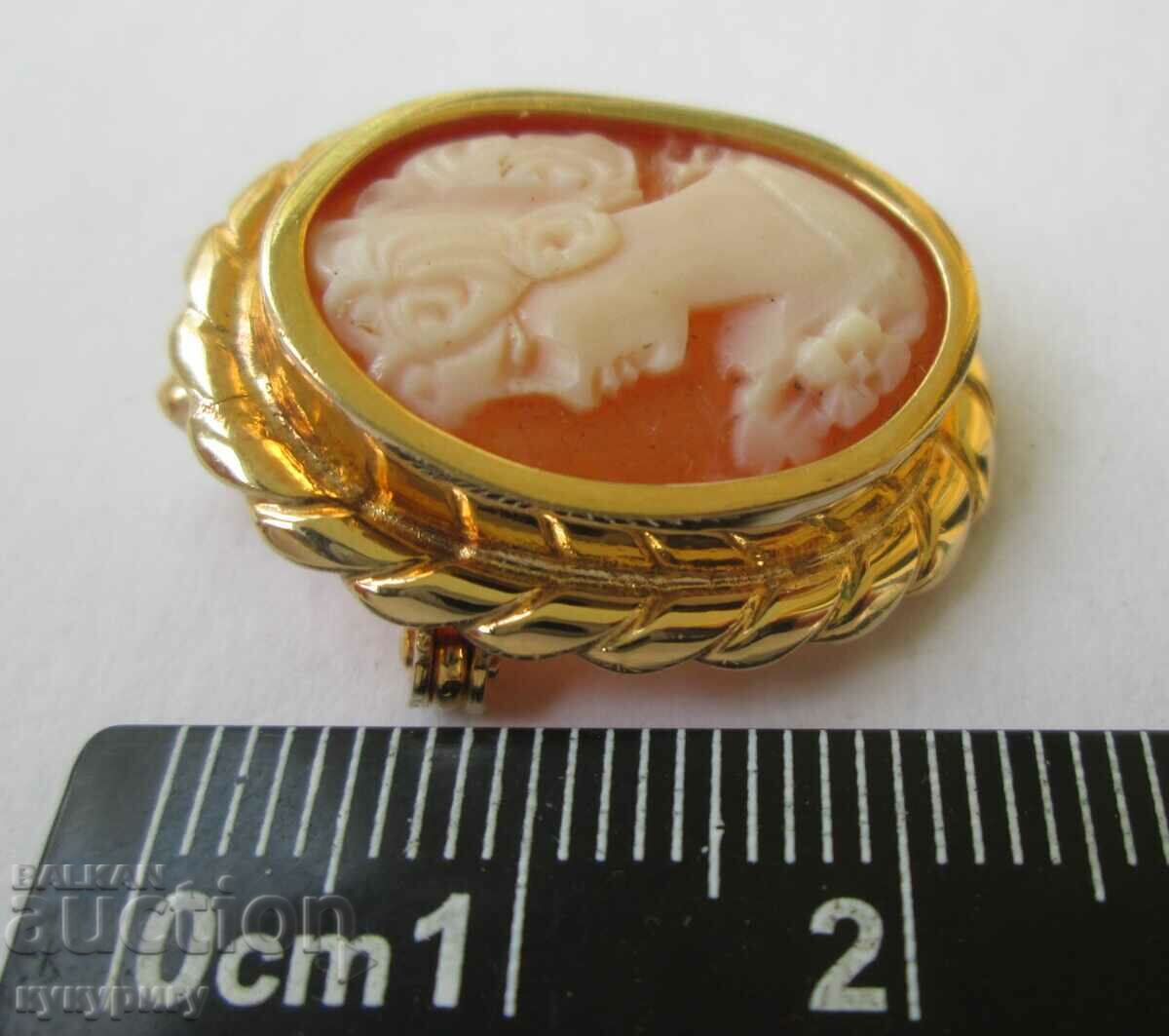 Old lady's brooch and locket jewel jewelry with cameo - 7 Old lady's brooch and locket jewel jewelry with cameo - 7