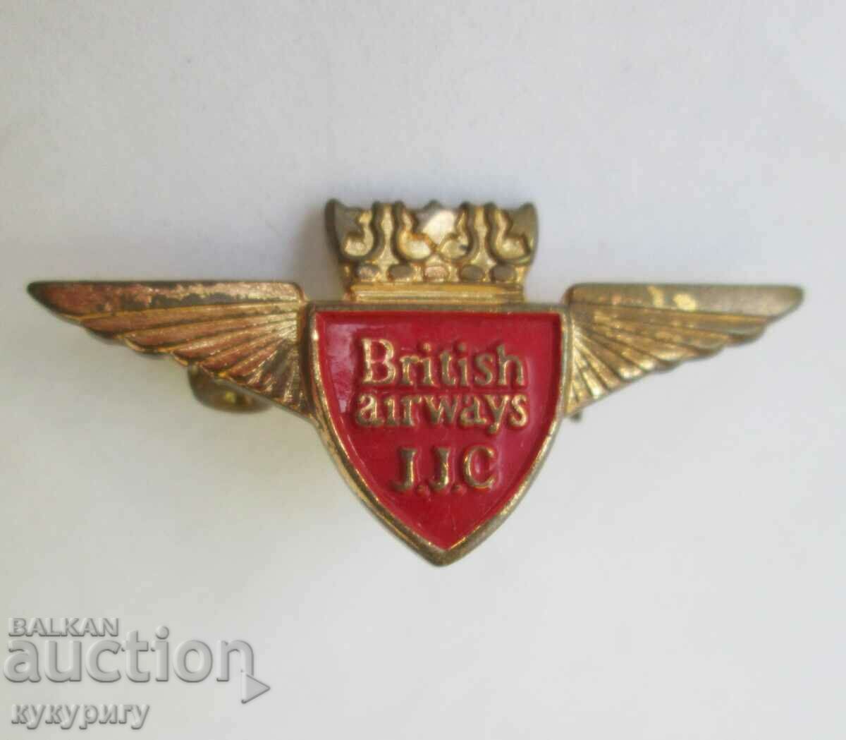 Veche insignă de pilot Insigna de pilot British Airways