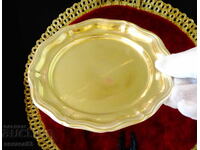 Brass plate 14.5 cm.