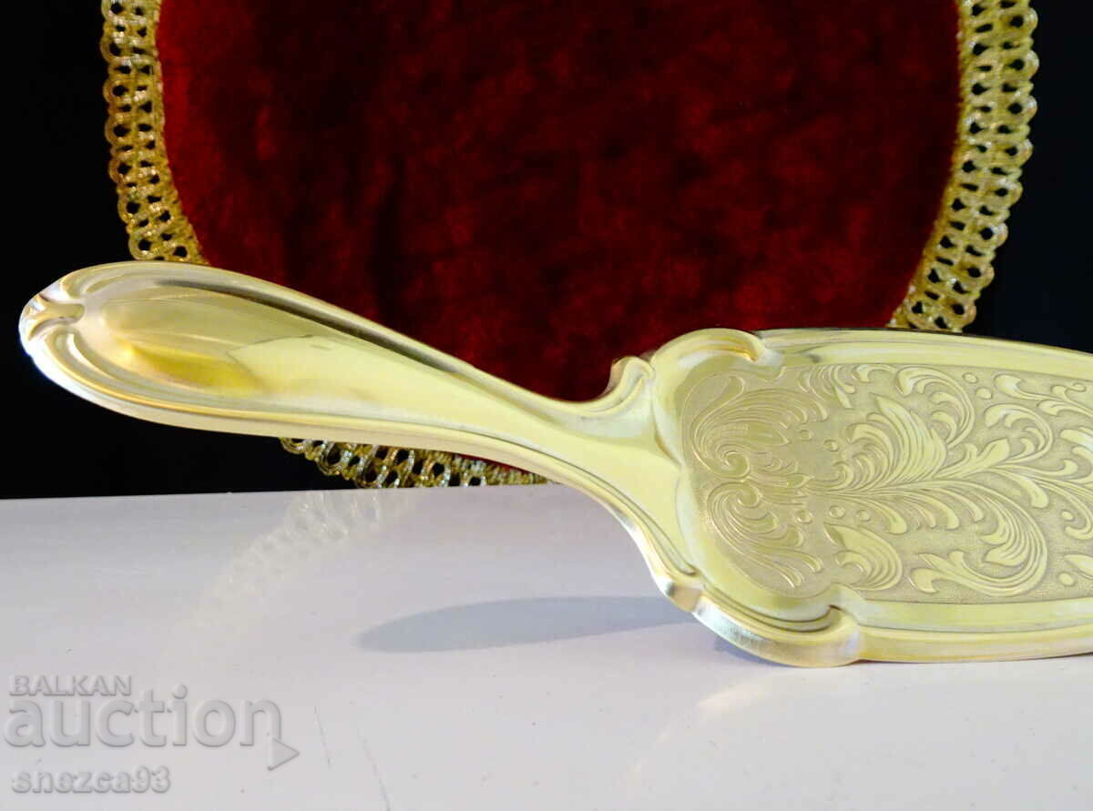 Бронзова шпатула,сладкарска лопатка,барок. - 5 Бронзова шпатула,сладкарска лопатка,барок. - 5