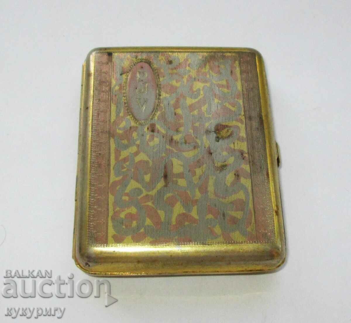 Old interesting little snuff box for cigarettes