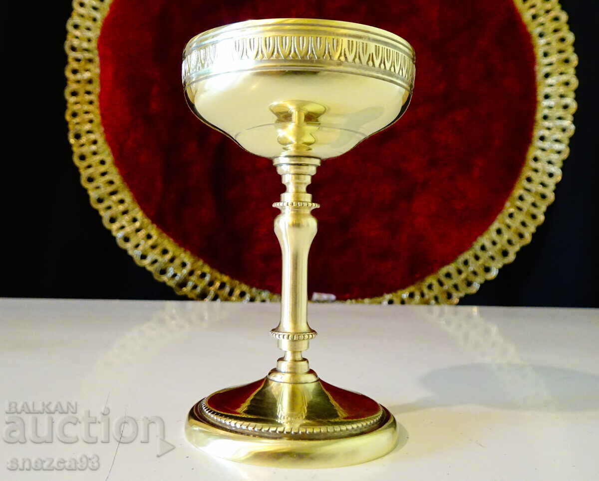 Bronze cup on a chair, dream. Bronze cup on a chair, dream.