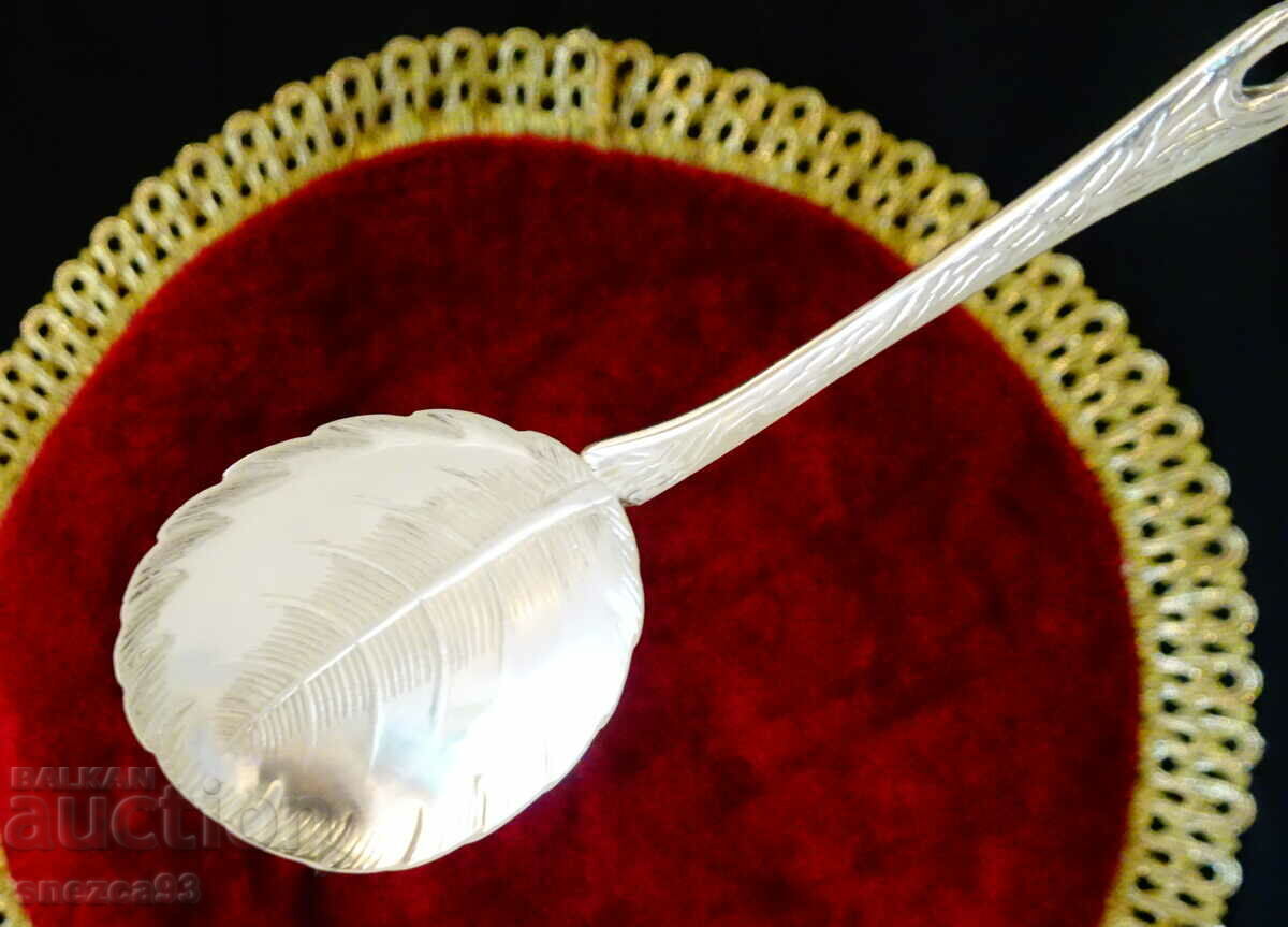 Αντίκο 100 επιχρυσωμένο κουτάλι, τριαντάφυλλο. - 5 Αντίκο 100 επιχρυσωμένο κουτάλι, τριαντάφυλλο. - 5