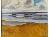 Georgi Takev - seascape - 100x80 oil on canvas