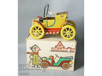 Old Czech Metal mechanical toy model retro car