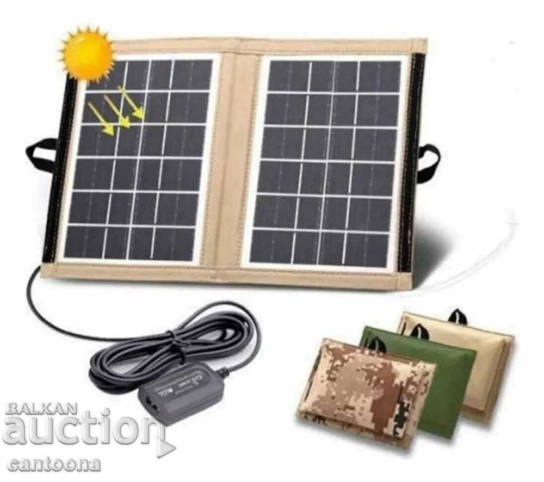 Foldable solar panel 7.2 W, USB, CL-670