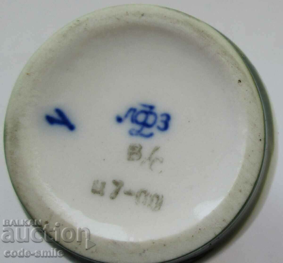 Old author Russian small vase porcelain LFZ - 6 Old author Russian small vase porcelain LFZ - 6