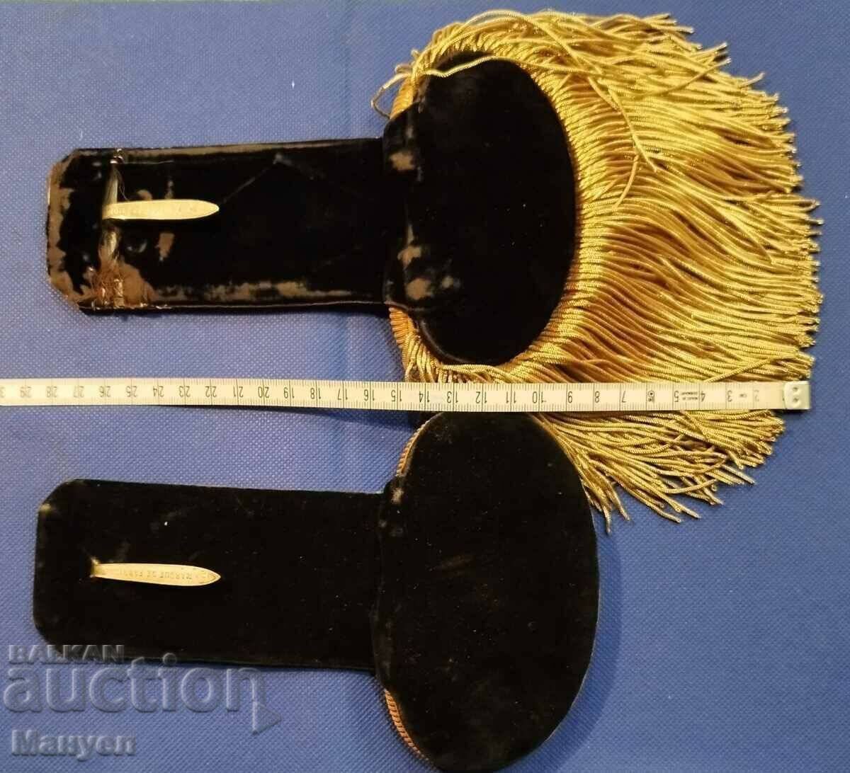 Epaulettes, senior marine officer, early 20th century. - 7 Epaulettes, senior marine officer, early 20th century. - 7