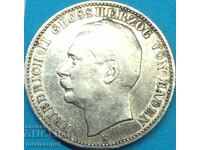 3 марки 1909 Баден Германия сребро