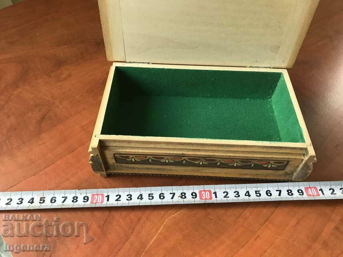 BOX WOOD PYROGRAPH DRAWING ANTIQUE FROM SOCA MOSTRA with price 48.00 BGN | € 24.54 BOX WOOD PYROGRAPH DRAWING ANTIQUE FROM SOCA MOSTRA with price 48.00 BGN | € 24.54