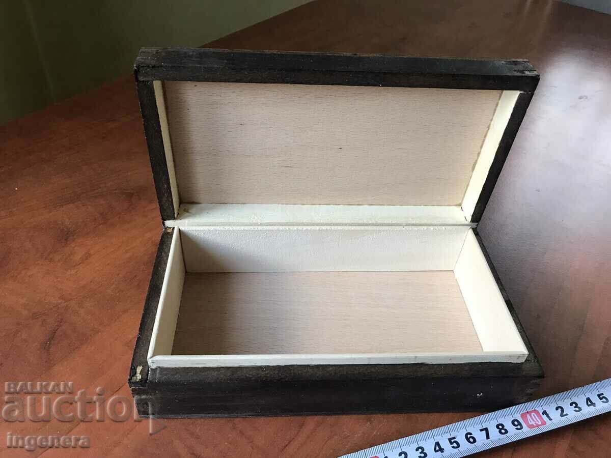 Auction BOX WOOD PYROGRAPH DRAWING ANTIQUE FROM SOCA MOSTRA Auction BOX WOOD PYROGRAPH DRAWING ANTIQUE FROM SOCA MOSTRA