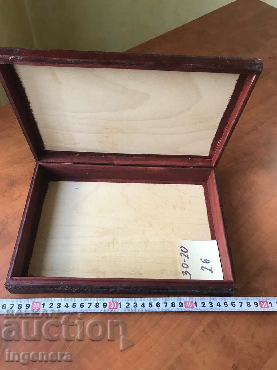 Auction BOX WOOD PYROGRAPH DRAWING ANTIQUE FROM SOCA MOSTRA Auction BOX WOOD PYROGRAPH DRAWING ANTIQUE FROM SOCA MOSTRA